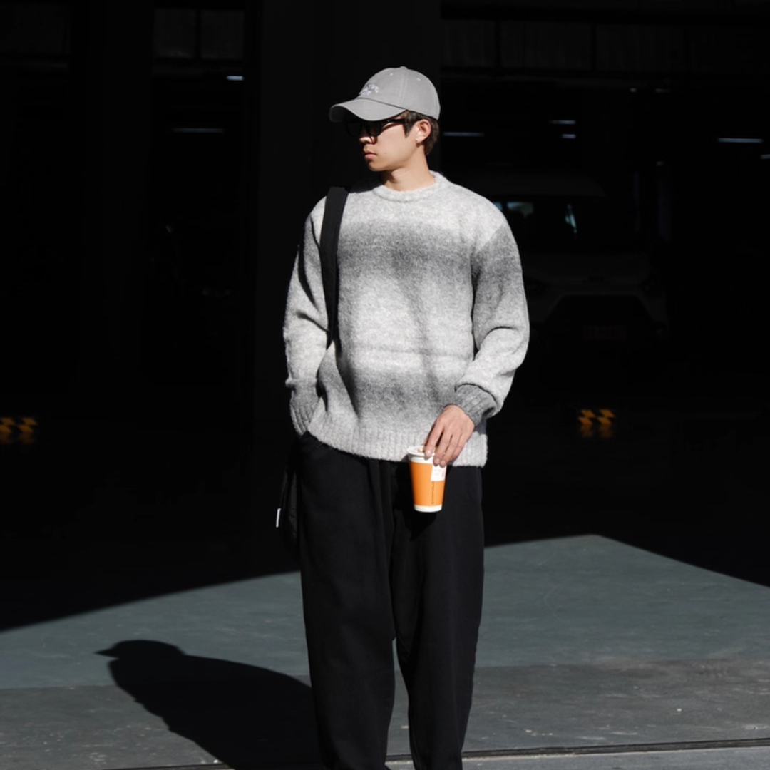 Aria Oversized Sweater Grey