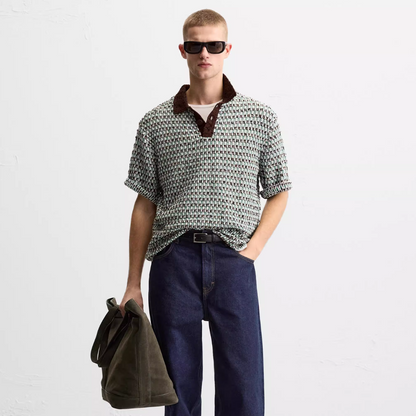 Jacquard Polo Shirt