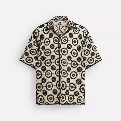 Sommer Hemd Schwarz / Weiss