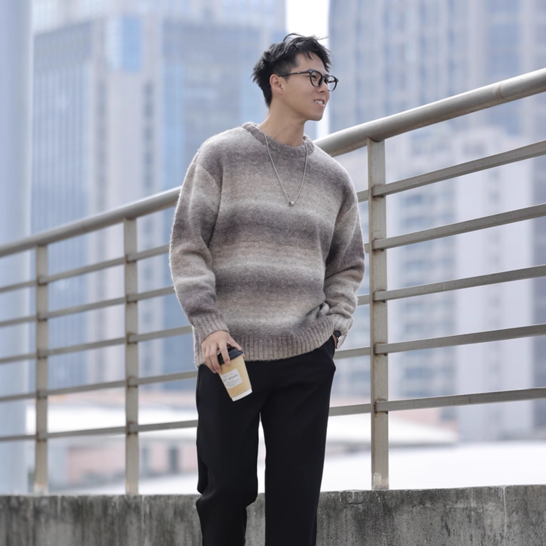 Aria Oversized Sweater Brown