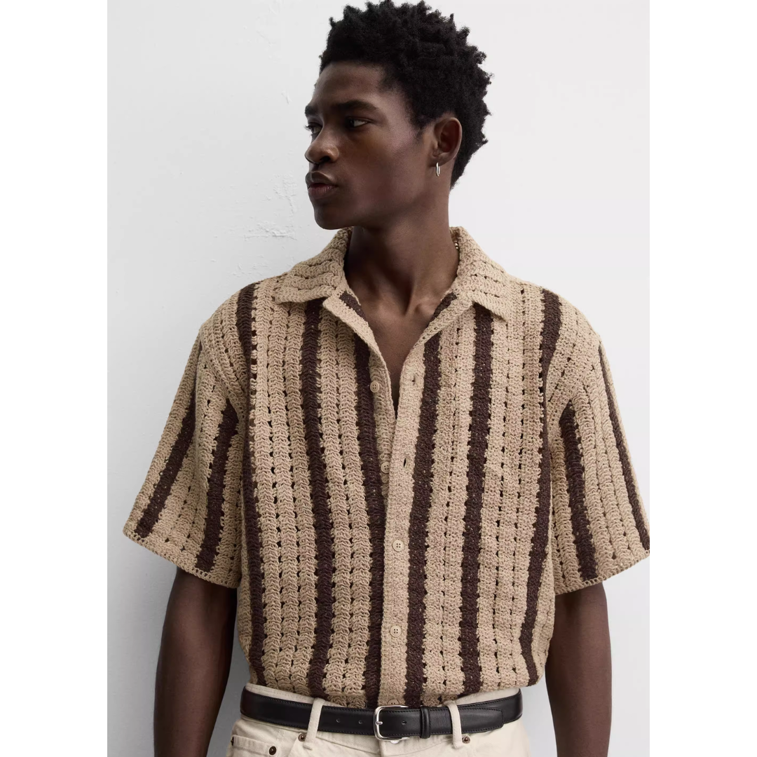 Sommer Hemd Braun