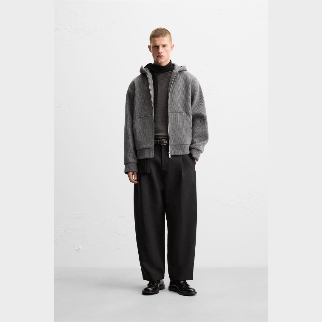 Overside Zip-up Hoodie