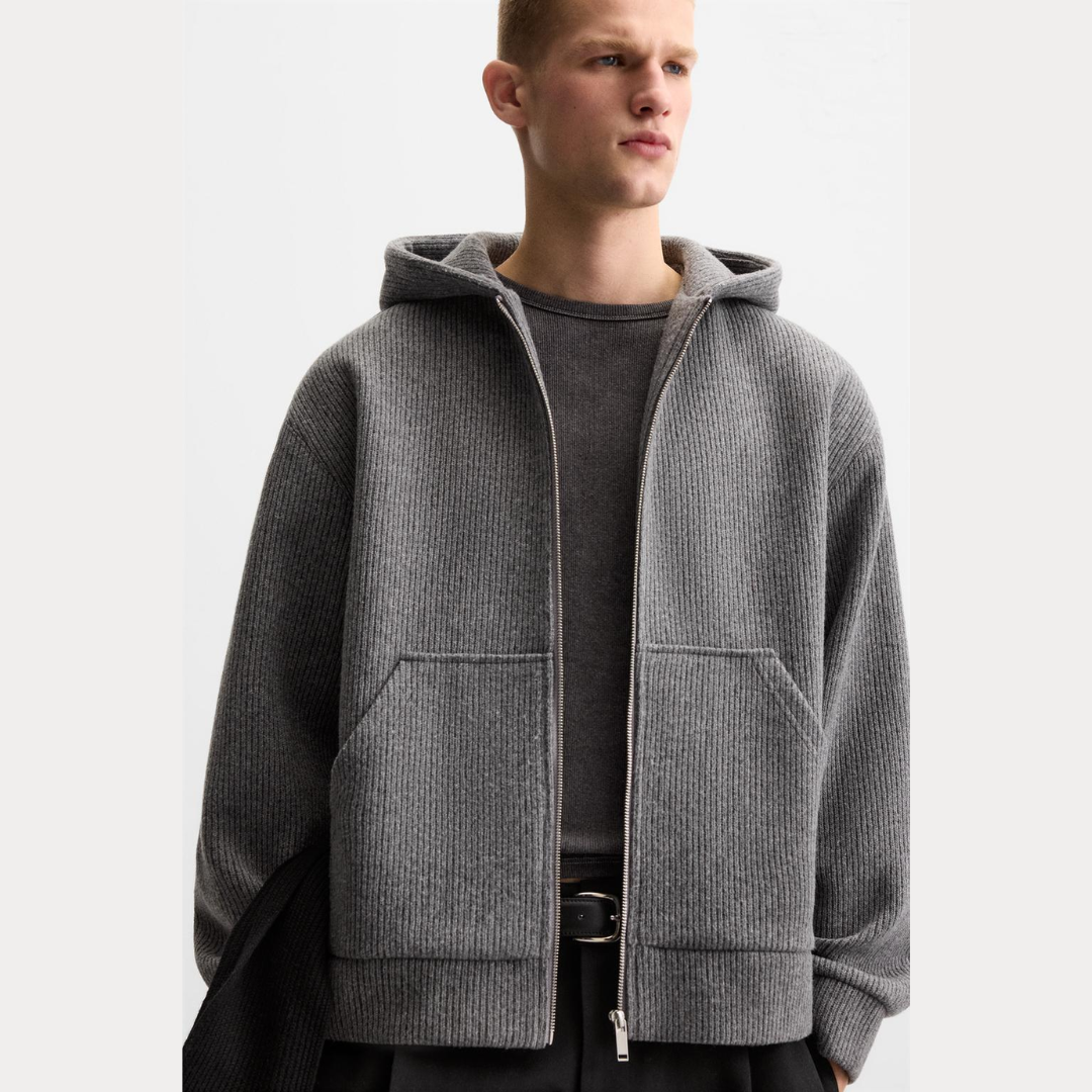 Overside Zip-up Hoodie