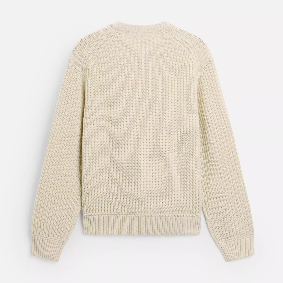 PULLOVER MIT RIPPENSTRUKTURMUSTER